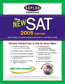 Kaplan New SAT 2005 with CD-ROM