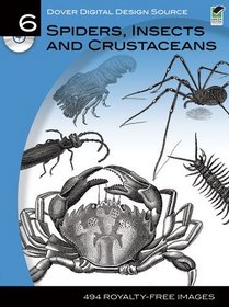 Dover Digital Design Source #6: Spiders, Insects and Crustaceans (Dover Digital Design Series)