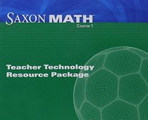 Saxon Math Course 1: Teacher Technology Pack Grade 6