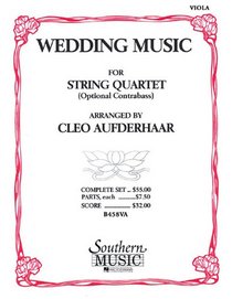 Wedding Music: Viola Part
