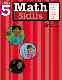 Math Skills: Grade 5 (Flash Kids Harcourt Family Learning) (Flash Kids Harcourt Family Learning)