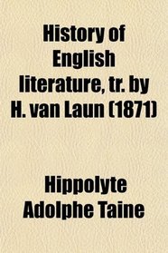 History of English literature, tr. by H. van Laun (1871)