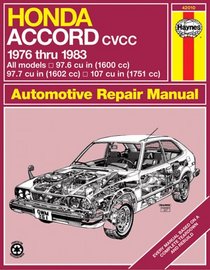 Haynes Repair Manuals: Honda Accord CVCC, 1976-1983