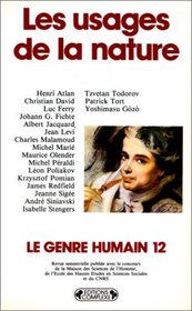 Les usages de la nature (Le genre humain) (French Edition)