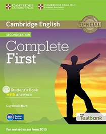 Complete First Student's Book with Answers with CD-ROM with Testbank