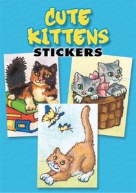 Cute Kittens Stickers: 36  Stickers, 9 Different Designs