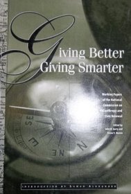 GIVING BETTER, GIVING SMARTER