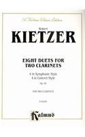 Eight Duets for Two Clarinets, Op. 94 (Kalmus Edition)