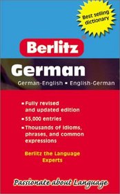 Berlitz German-English Bilingual Dictionary (Berlitz Mass Market Dictionaries)