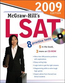 McGraw-Hill''s LSAT with CD-ROM, 2009 Edition (Mcgraw Hill's Lsat)