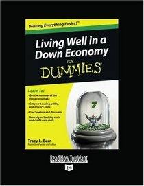Living Well in a Down Economy for Dummies (Volume 2 of 2) (EasyRead Super Large 24pt Edition)