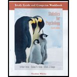 Study Guide and Computer Workbook for Statistics for Psychology
