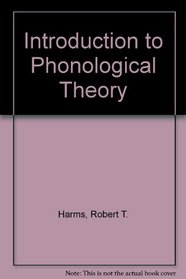 INTRODUCTION TO PHONOLOGICAL THEORY