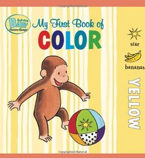 Curious Baby My First Book of Color (Curious George Accordion-Fold Board Book) (Curious Baby Curious George)