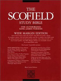 Old Scofield Study Bible-KJV-Wide Margin