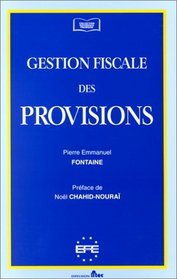 Gestion fiscale des provisions