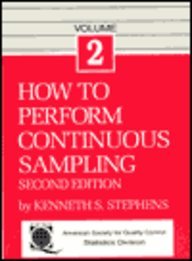 How to Perform Continuous Sampling (Asqc Basic References in Quality Control, Vol 2)