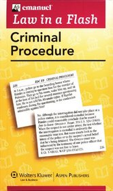 Criminal Procedure (Law in a Flash Cards) (Law in a Flash Cards)