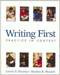 Writing First: Practice in Context With Readings