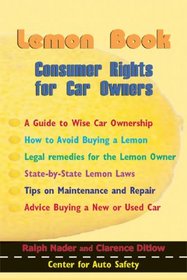 Lemon Book: Consumer Rights for Car Owner's