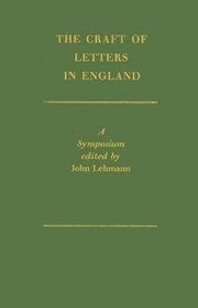 The Craft of Letters in England: a Symposium