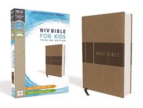 NIV, Bible for Kids, Leathersoft, Tan, Red Letter Edition, Comfort Print: Thinline Edition