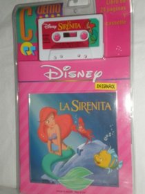 La Sirenita, Disney, (Libro De 24 Paginas Y Cassette, C Uento)