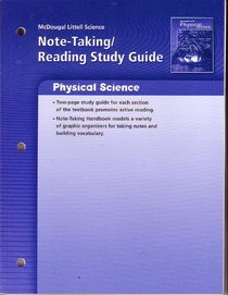 Note-Taking/Reading Study Guide for McDougal LIttell 