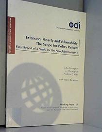 Extension,Poverty and Vulnerability: The Scope for Policy Reform - Final Report