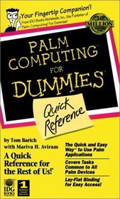 Palm Computing for Dummies Quick Reference