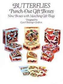 Butterflies Punch-Out Gift Boxes : Nine Boxes with Matching Gift Tags (Punch-Out Gift Boxes)