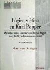 Logica y etica en Karl Popper: (se incluyen unos comentarios ineditos de popper sobre bartley y el racionalismo critico) (Filosofica) (Spanish Edition)