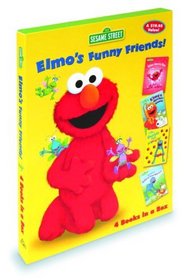 Elmo's Funny Friends Four Books in a Box (Sesame Street)