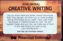 Creative Writing: Subliminal Persuasion (Master Series)