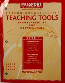 Heath Passport to Mathematics an Integrated Approach Teaching Tools Transparencies and Copymasters (Book l)