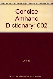 Concise Amharic Dictionary