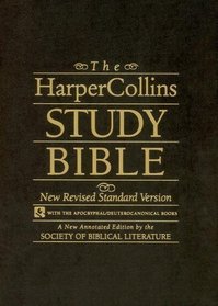 The HarperCollins Study Bible black leather: New Revised Standard Version (with the Apocryphal/Deuterocanonical Books)