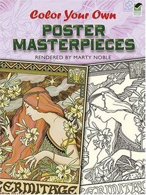 Color Your Own Poster Masterpieces (Dover Pictorial Archives)