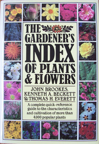 The Gardener's Index of Plants & Flowers