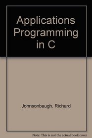 Applications Programming in C