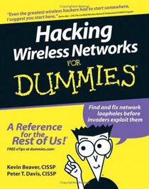 Hacking Wireless Networks For Dummies   (For Dummies (Computer/Tech))