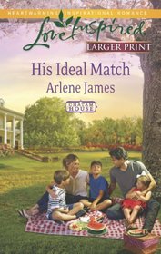 His Ideal Match (Chatam House, Bk 7) (Love Inspired, No 825) (Larger Print)