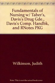 Fundamentals of Nursing Vol 1 + Fundamentals of Nursing Vol 2 + Taber's Cyclopedia Medical Dictionary, 20th Ed + Deglin's Davis's Drug Guide for ... Handbook, 2nd Ed + RNotes, 2nd Ed