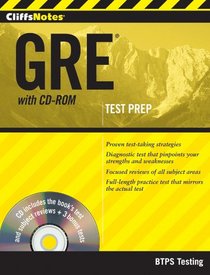 CliffsNotes GRE General Test, with CD-ROM