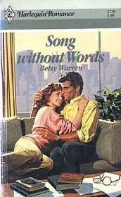 Song Without Words (Harlequin Romance, No 2770)