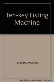 Ten-Key Adding-Listing Machine Course