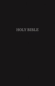 KJV, Gift and Award Bible, Leather-Look, Black, Red Letter Edition, Comfort Print
