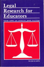 Legal Research for Educators