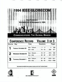 1994 IEEE Globecom: San Francisco November 28 to December 2, 1994