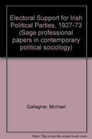 Electoral Support for Irish Political Parties, 1927-73 (Sage professional papers in contemporary political sociology ; ser. no. 06-017)